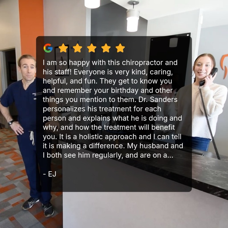 Branded 5-star review social post