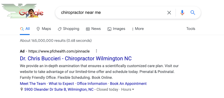 Google Ads for Chiropractors
